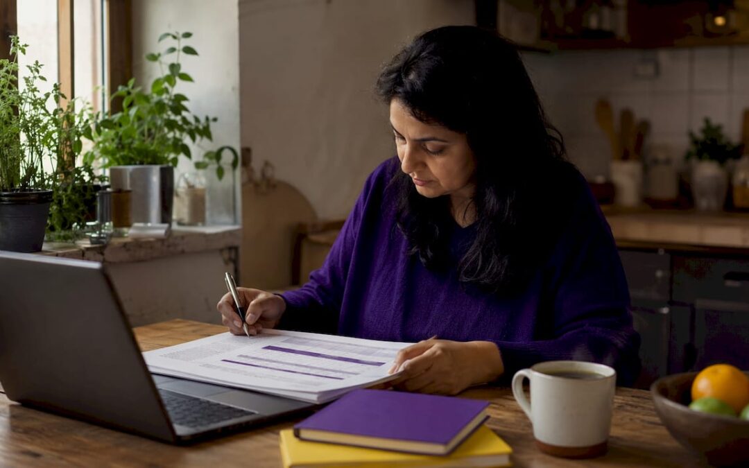 Woman reviewing ecommerce analytics tools