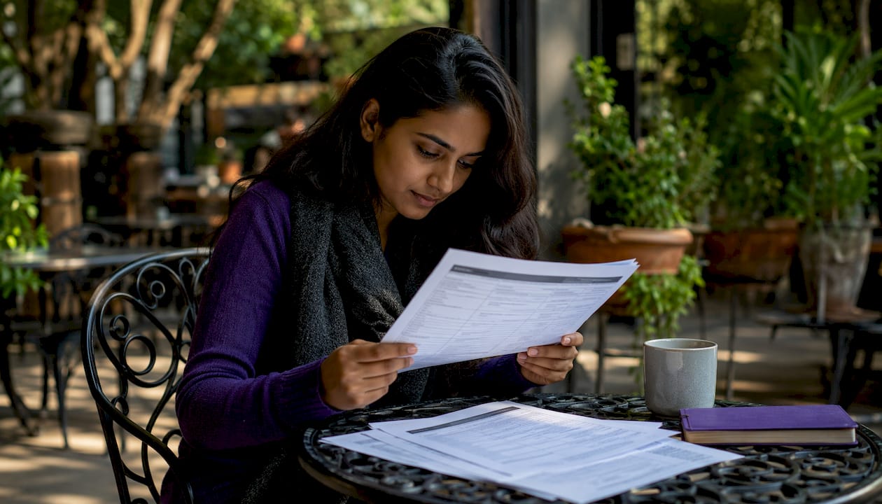 Hands reviewing small business CRM features