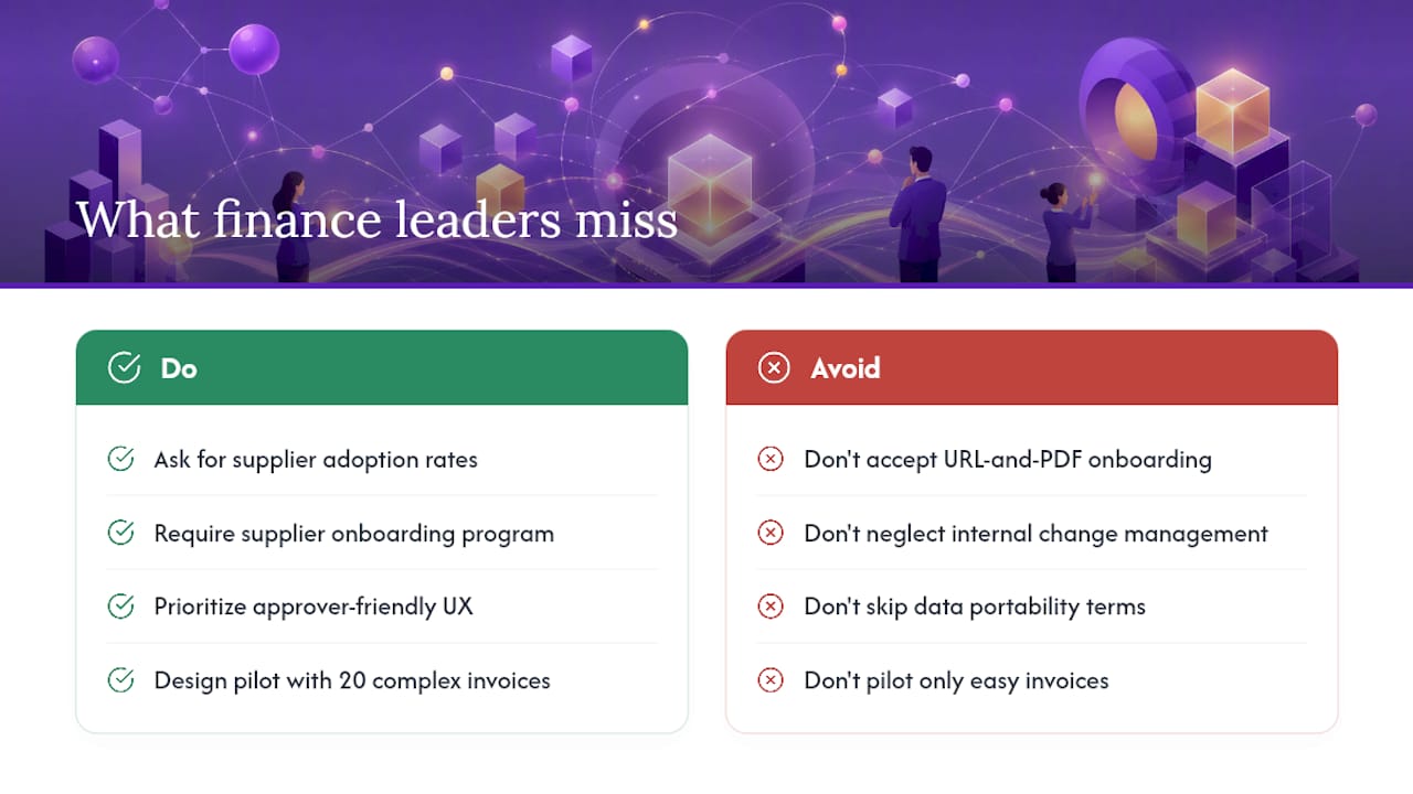 What finance leaders often miss when choosing AP software — overview diagram